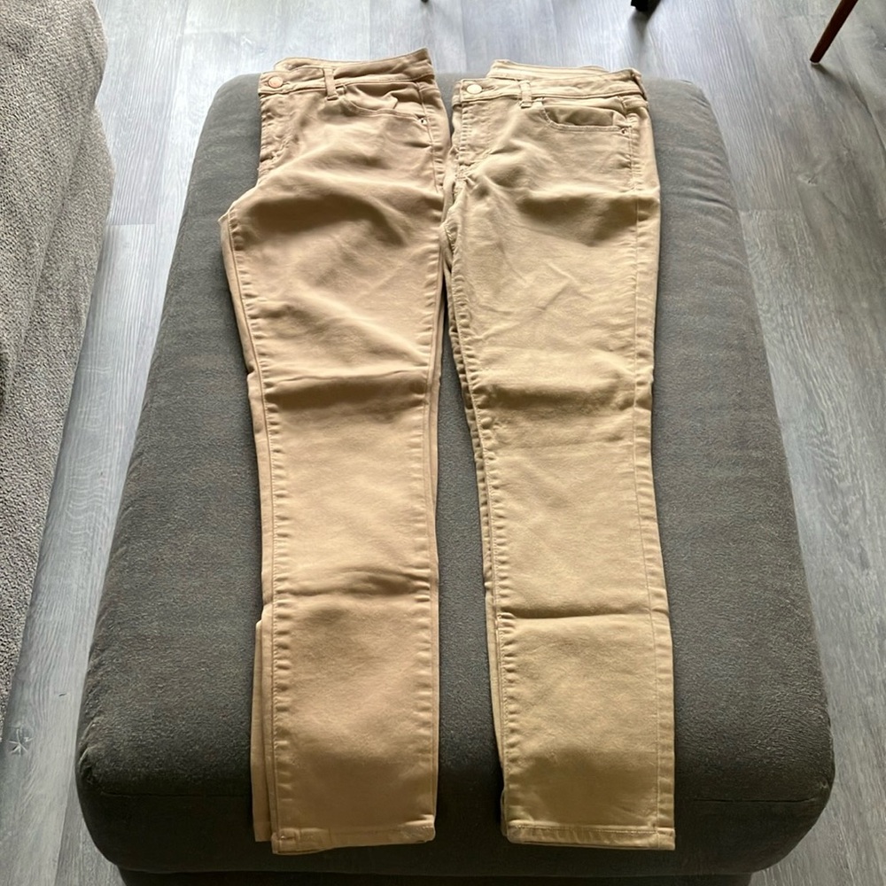 Women's Rockstar Tan Khaki Skinny Jeans